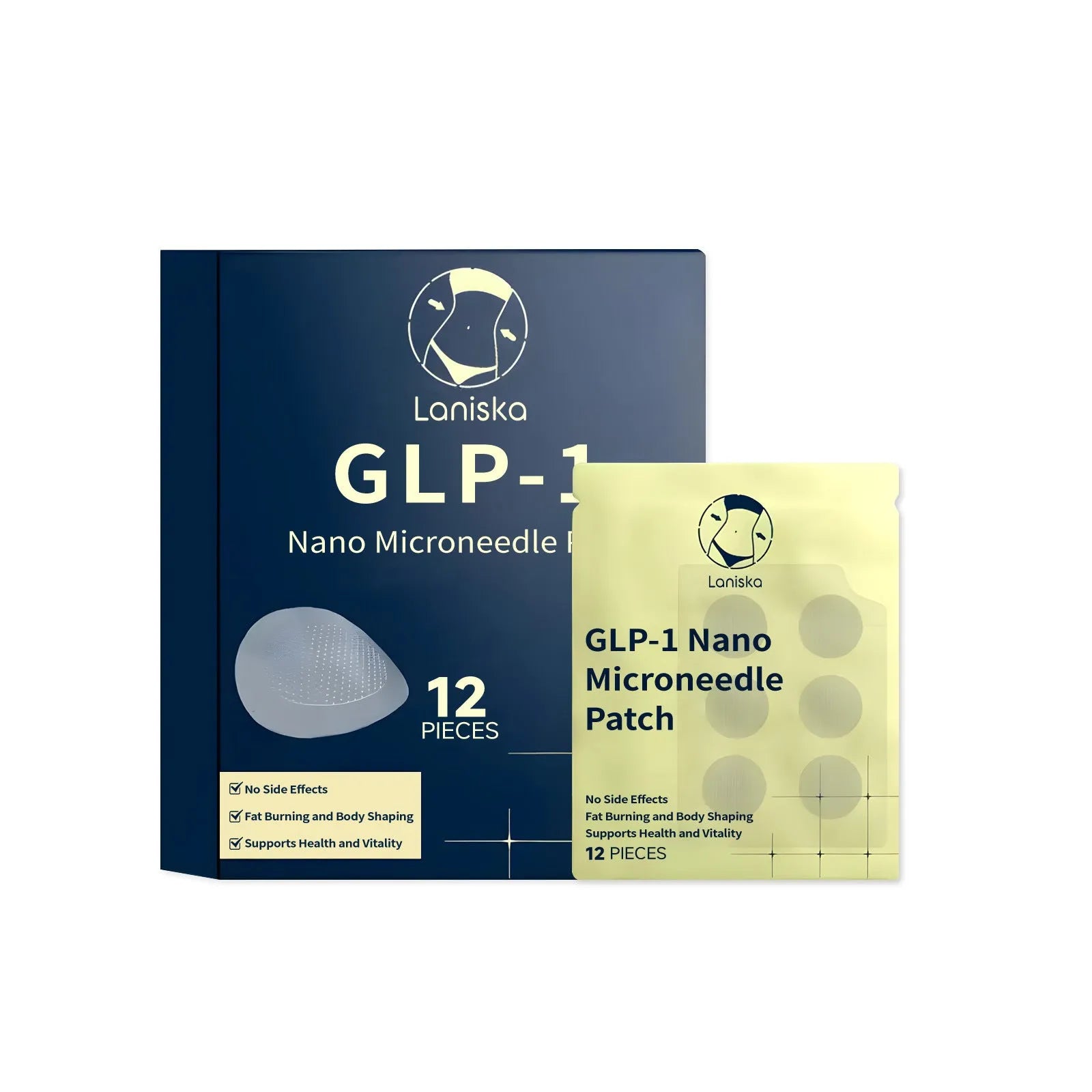 Holding Effect Control Sugar Micro Needle Patch pack of 12 pieces with active ingredients