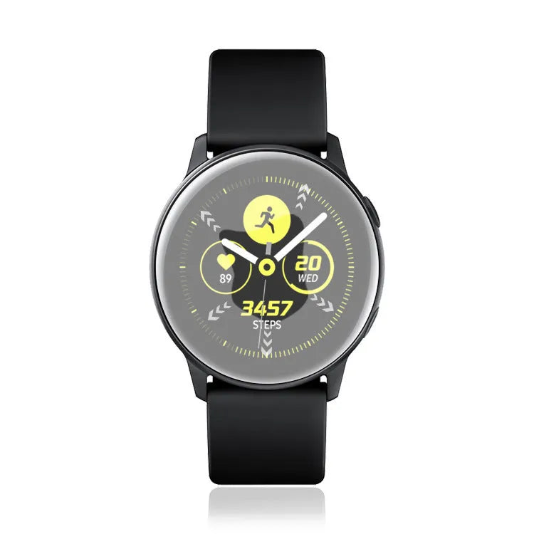Galaxy Watch Active full screen tempered glass protector with anti-fingerprint surface