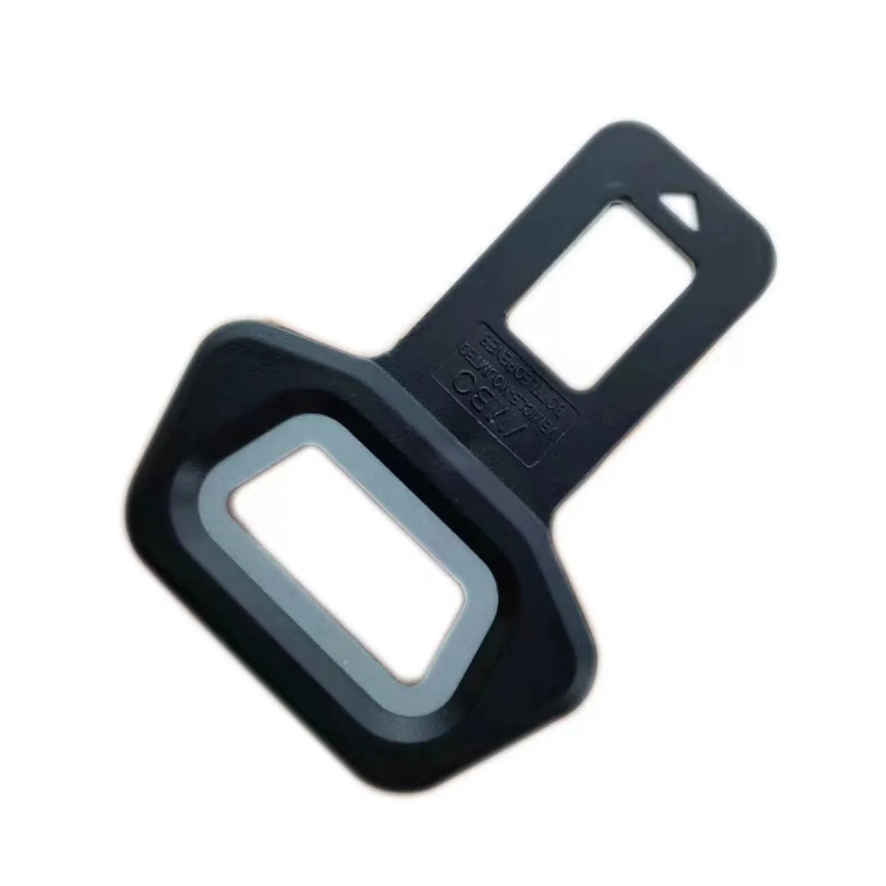 Lock tongue design bottle opener keychain in frosted carbon fibre with 2.1cm buckle pick head