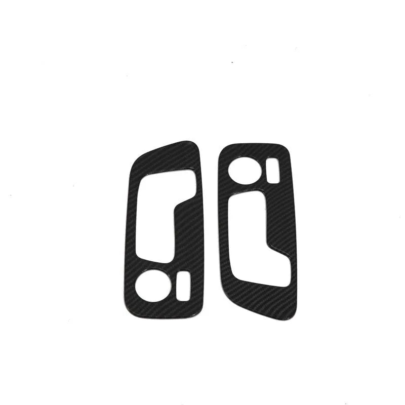 Black ABS plastic cup holder trim for 2019 BMW X5 centre console interior decoration