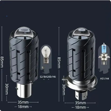 LED headlight conversion bulb for Chunfeng 150NK, integrated far and near light, lens optic, Haidilat S2 series spring wind light accessory