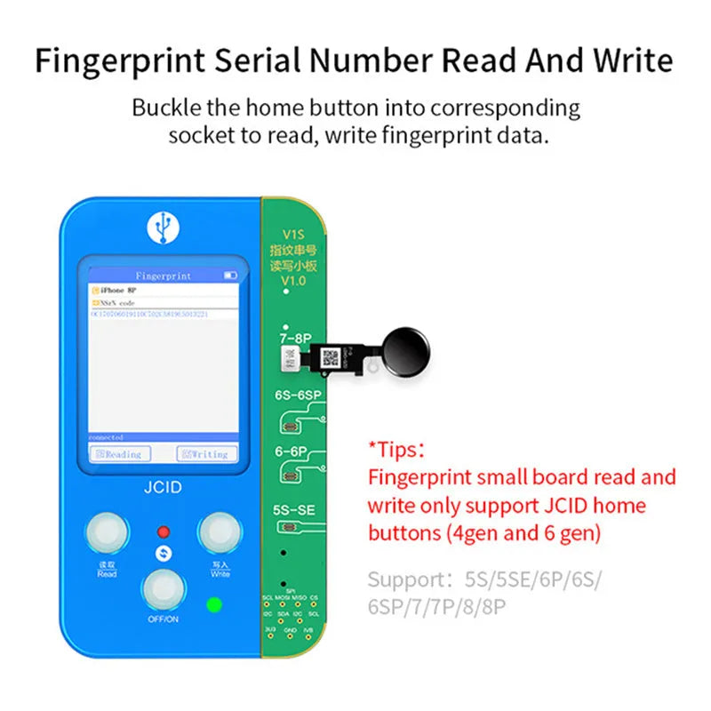 Plastic cell phone screen repair detector tool for battery lattice line and face IC detection with multiple model compatibility