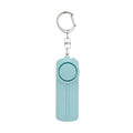 Compact pink personal safety alarm with keychain attachment showing 130dB rating