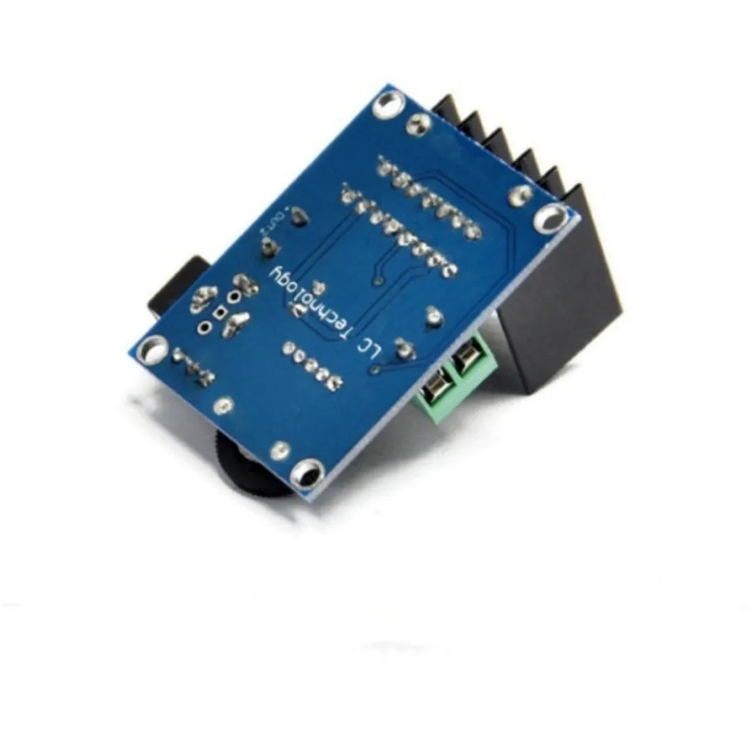 TDA7297 power amplification module audio amplifier board on a workbench