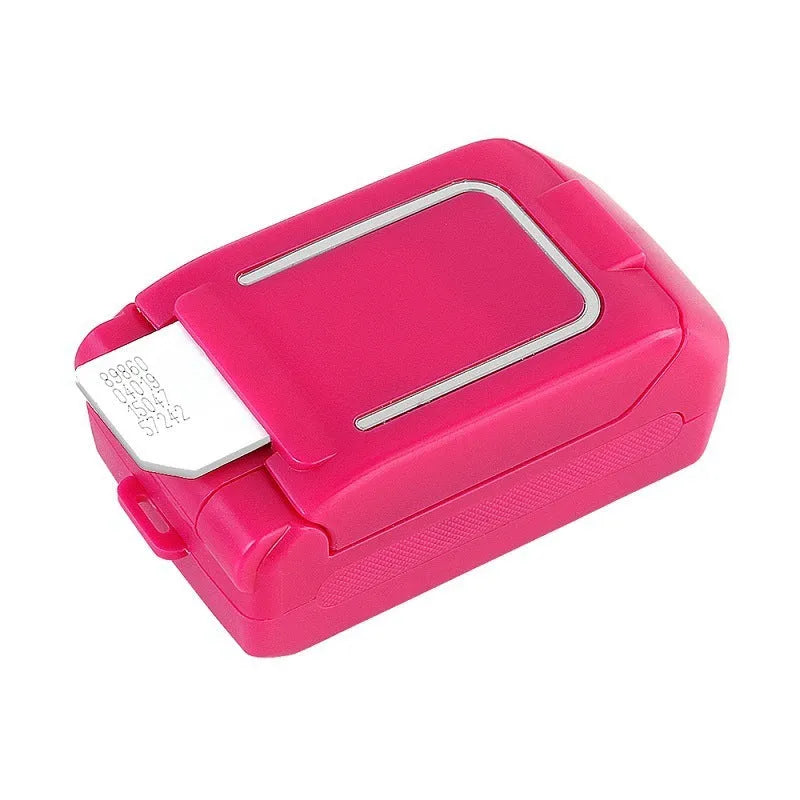 Mini flip mobile phone showing golden, rose red, black, blue, white, and yellow colour options with flip cover open