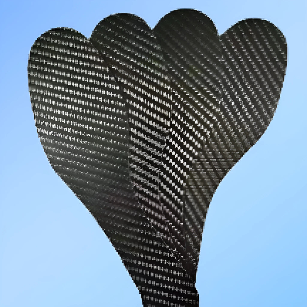 Black 3K carbon fiber running insoles showing full palm design and textured surface for shock absorption.