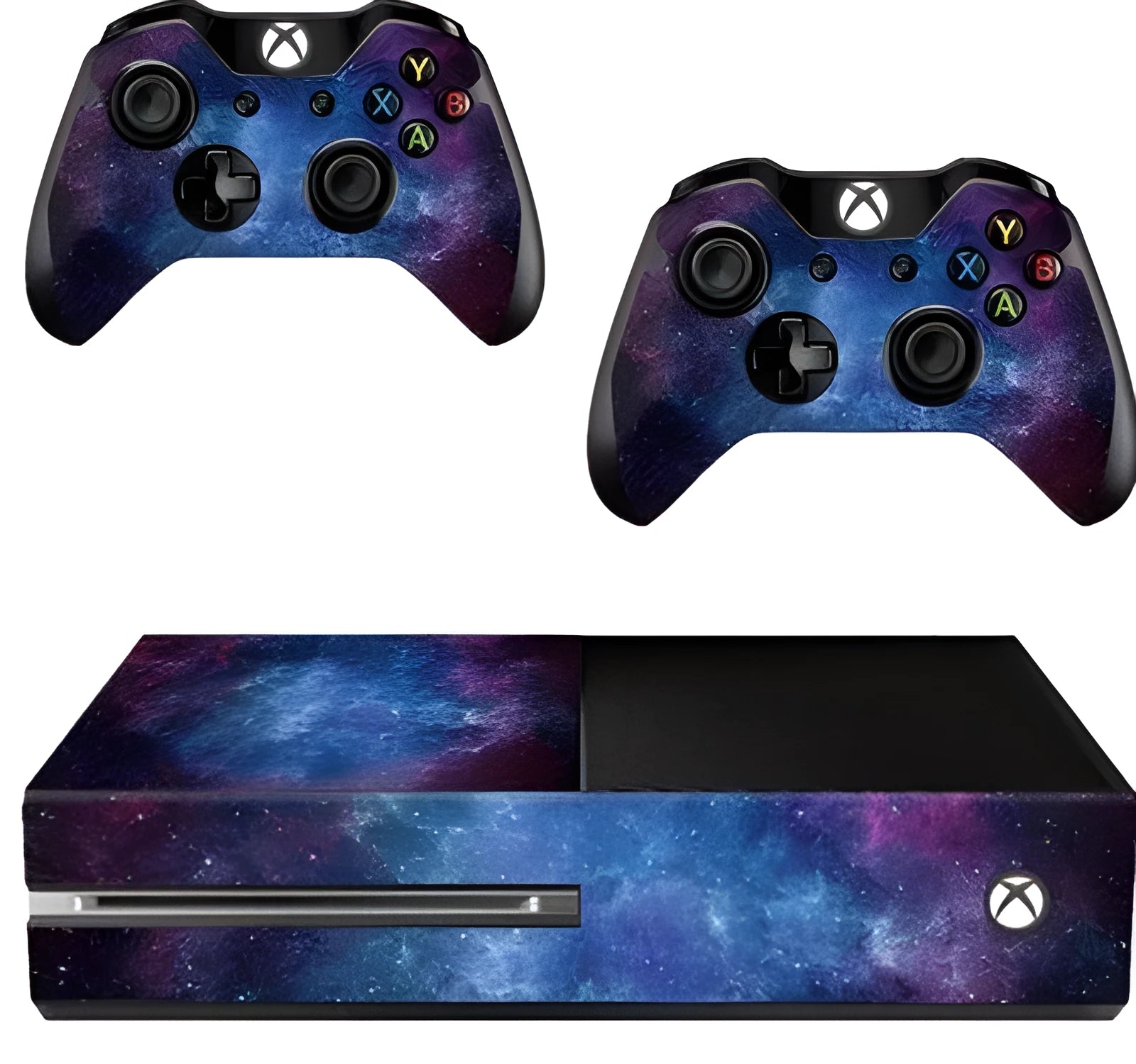 Xbox One blue matte film skin sticker with scratch-free protective surface