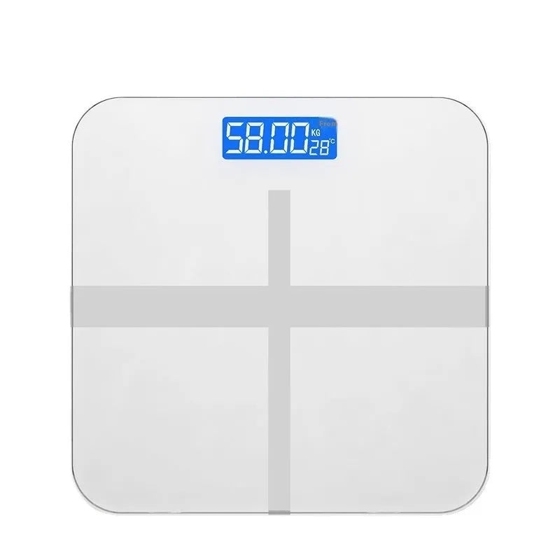 Household body weighing scale in multiple colour options with 26x26cm platform and choice of power methods