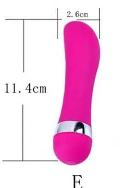 Mini realistic dildo vibrator for women with 6 styles including vaginal and anal plug options, high quality plastic construction