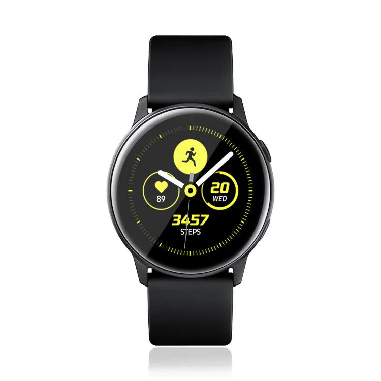 Galaxy Watch Active full screen tempered glass protector with anti-fingerprint surface