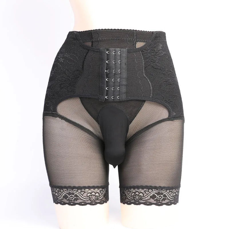 Men's solid colour breathable nylon mesh shorts in skin colour with plain weave