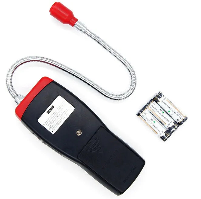 AS8800L portable flammable gas detector unit showing LED display and compact handheld design