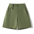 Men's quick-drying sports shorts with 3D cutting in Army Green colour