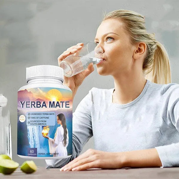 Bottle of 60 vitamin capsules on table, nutritional supplement for daily wellness