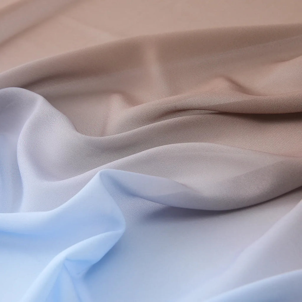 Bubble towel breathable chiffon scarf for women ethnic style 175cm long in colour option #1