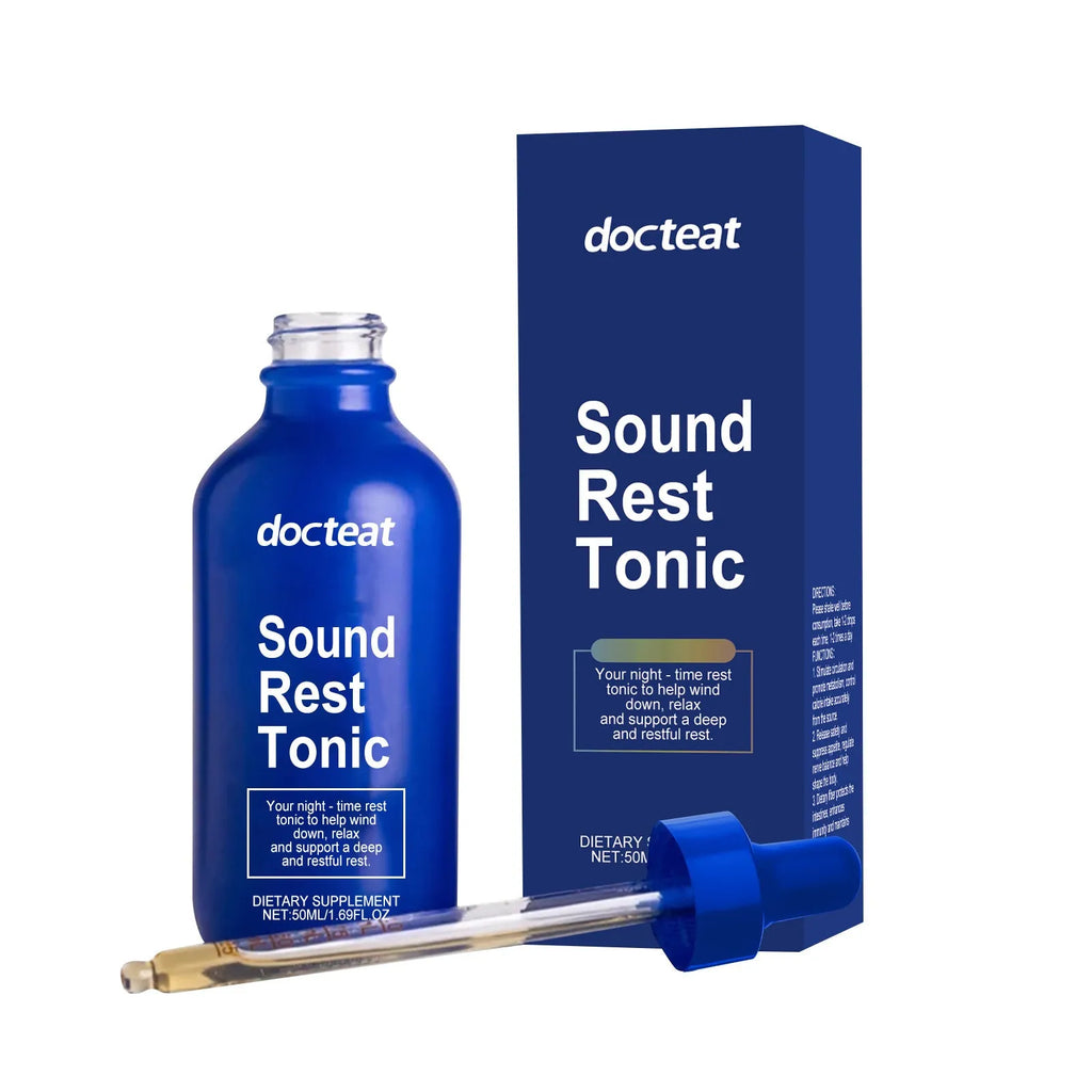 50ml bottle of sleep health support drops with droplet dispenser