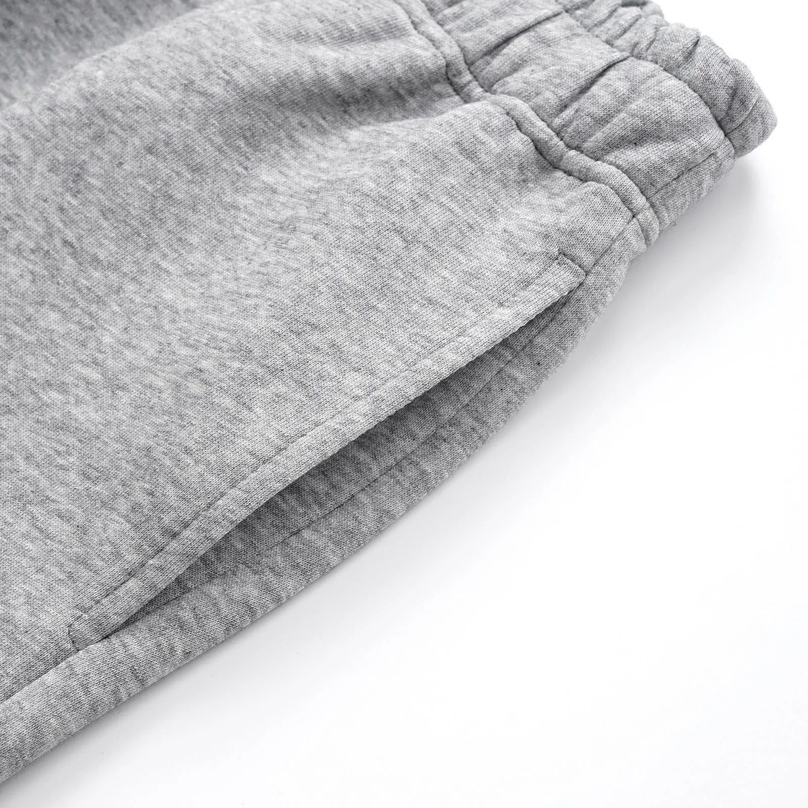 Solid colour straight loose wide-leg cotton trousers for men, mid waist, black and grey options