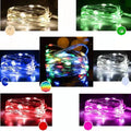 12 metre copper wire LED string lights with 120 bulbs in various colour options