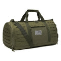 Men's khaki waterproof sports fitness handbag with air pillow belt system