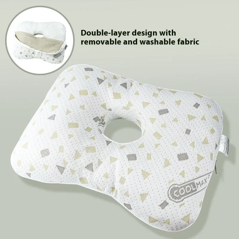 Beauty salon single hole ear pillow with detachable cover in new Chinese style design