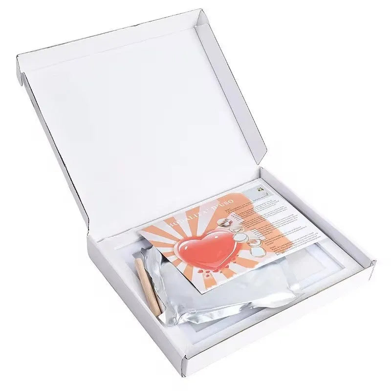 Pet hand and foot print photo frame with cat paw print mud DIY kit in black