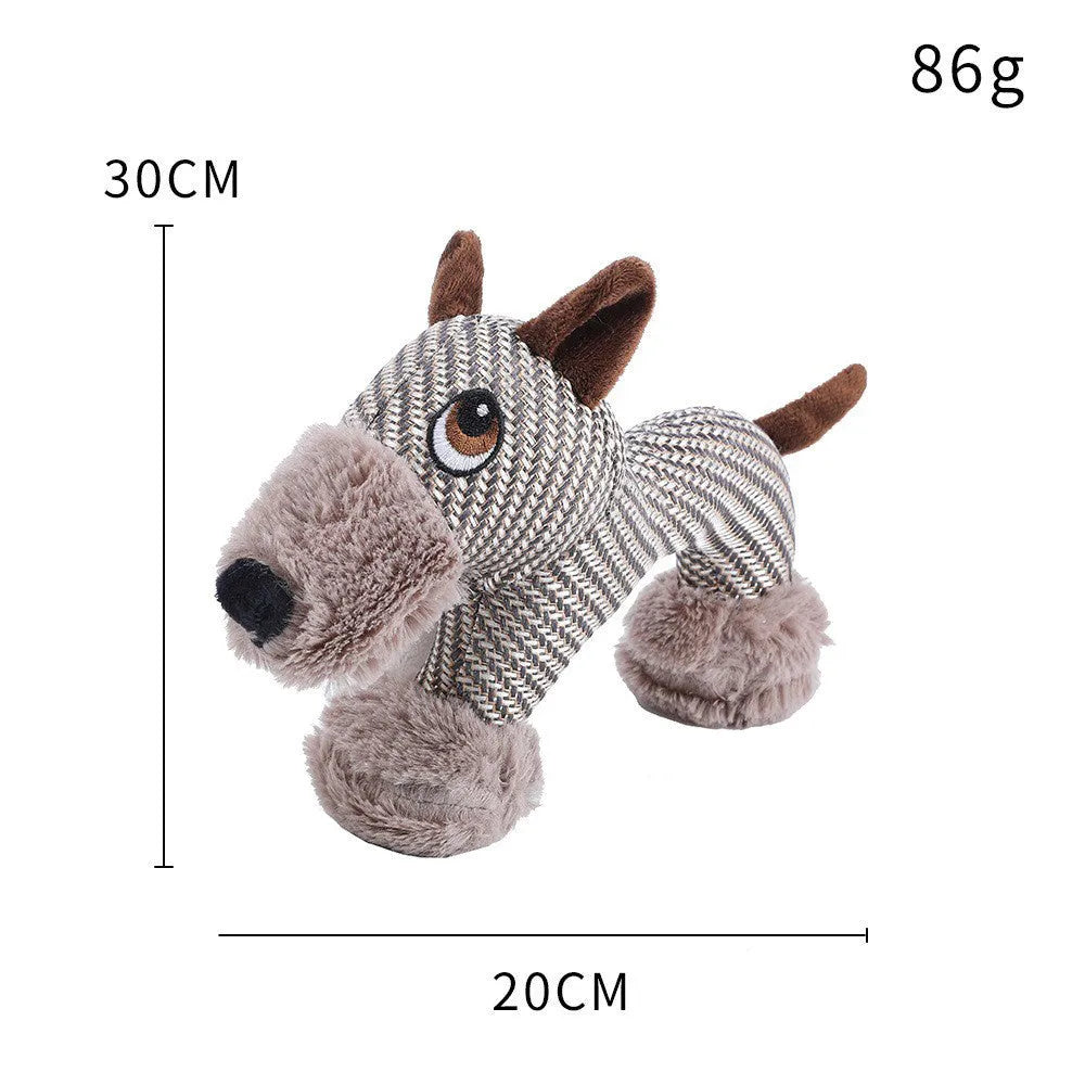 Large dog squeaky plush toy with squeaker, suitable for medium and large dogs, in Monkey design