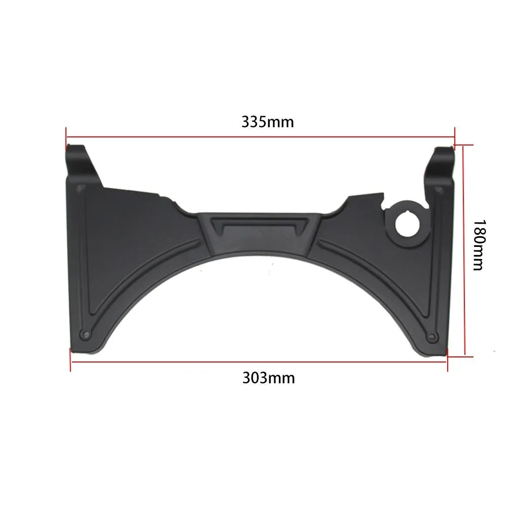Black polycarbonate cockpit fairing panel for BMW R1250GS motorcycle modification