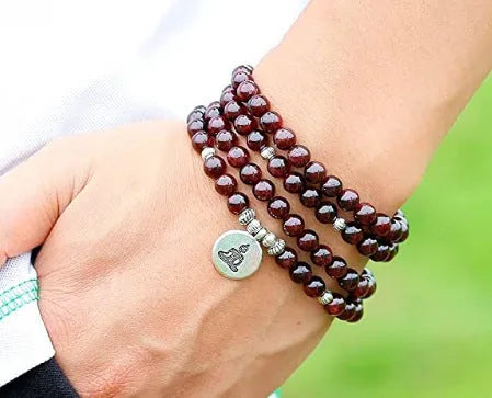 Alloy volcano white turquoise natural stone bracelet with adjustable cord on neutral background