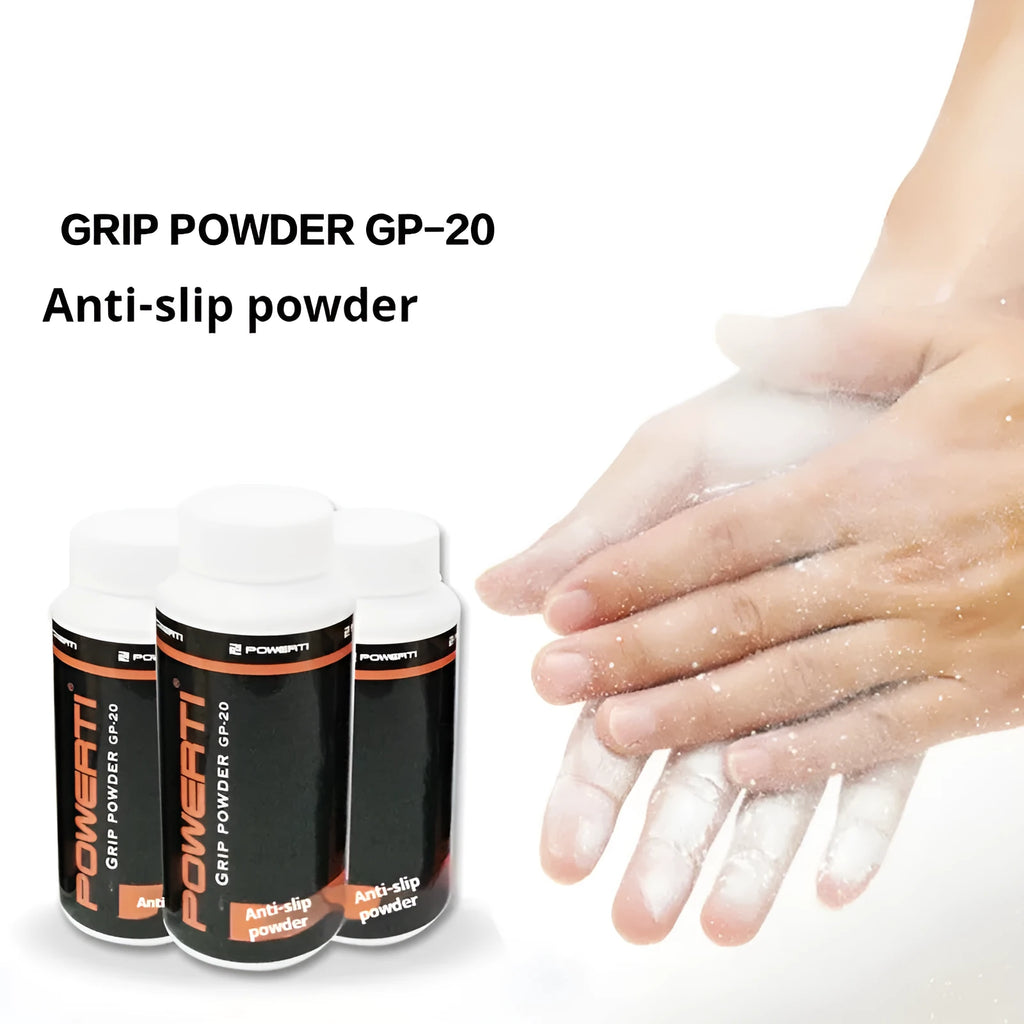 White magnesium carbonate anti-slip powder container for badminton and weightlifting sports grip