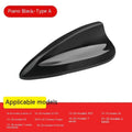 BMW shark fin antenna cover in carbon fibre drill pattern finish on a car roof