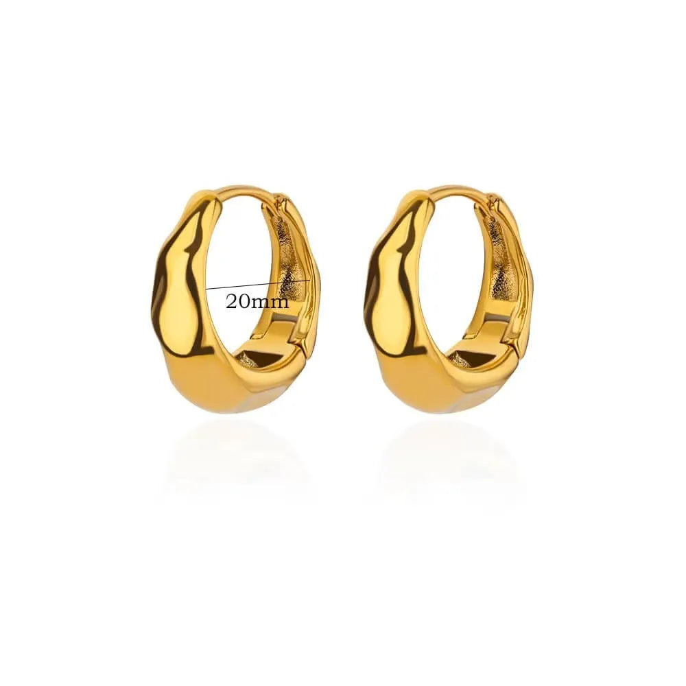 Women's copper geometric butterfly earrings with diamond treatment in multiple colour options