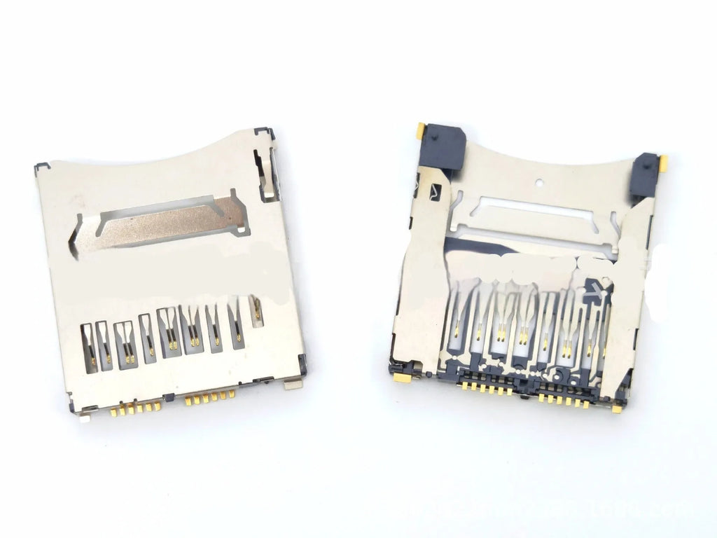Alloy camera memory card slot replacement part with metal construction