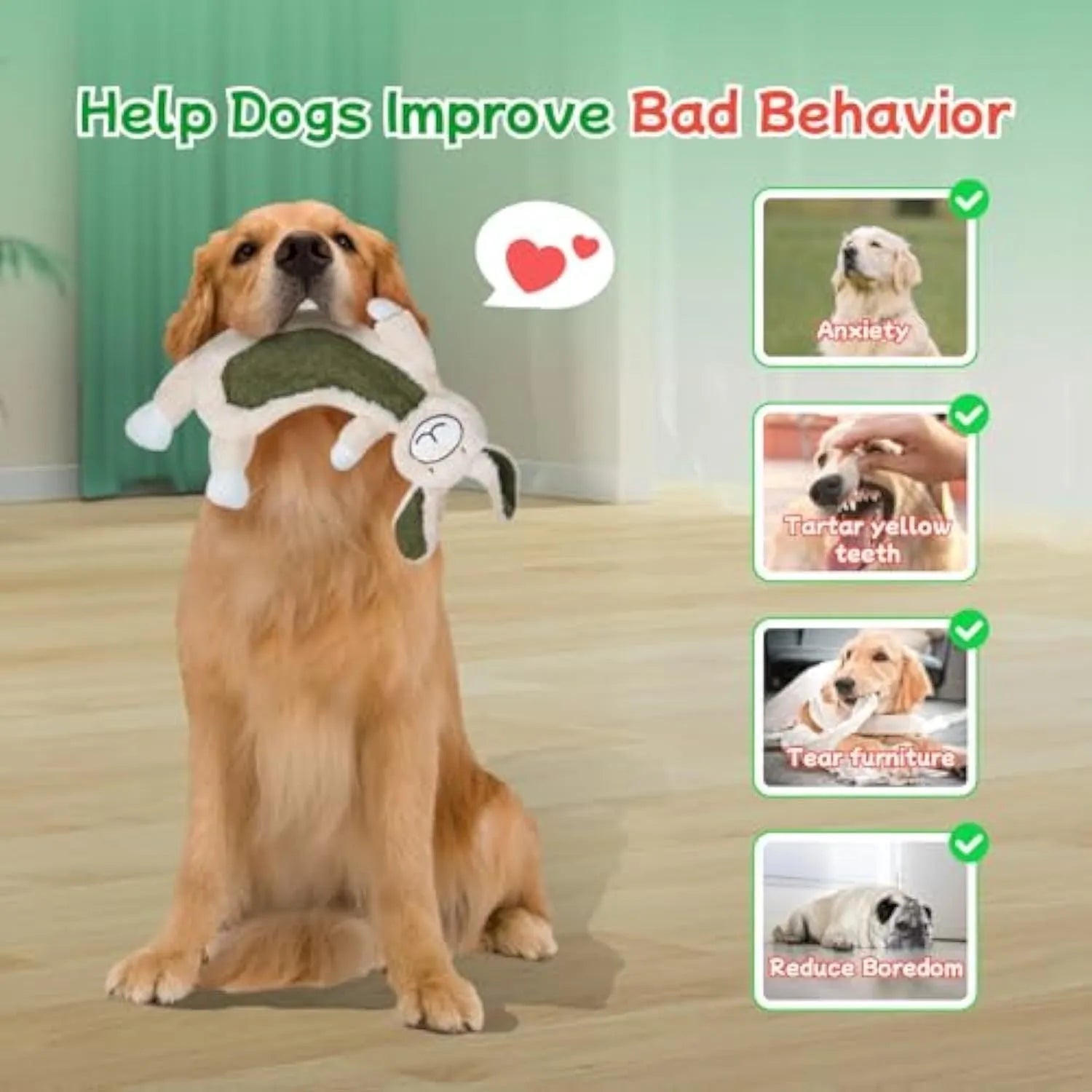 No stuffing crinkle dog toy featuring a cute rabbit design with soft plush material and internal crinkle paper