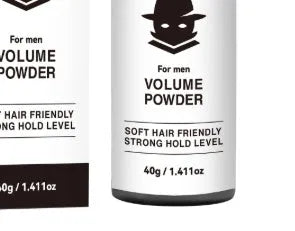 40g hair styling powder for oil control and volume, setting powder in black container