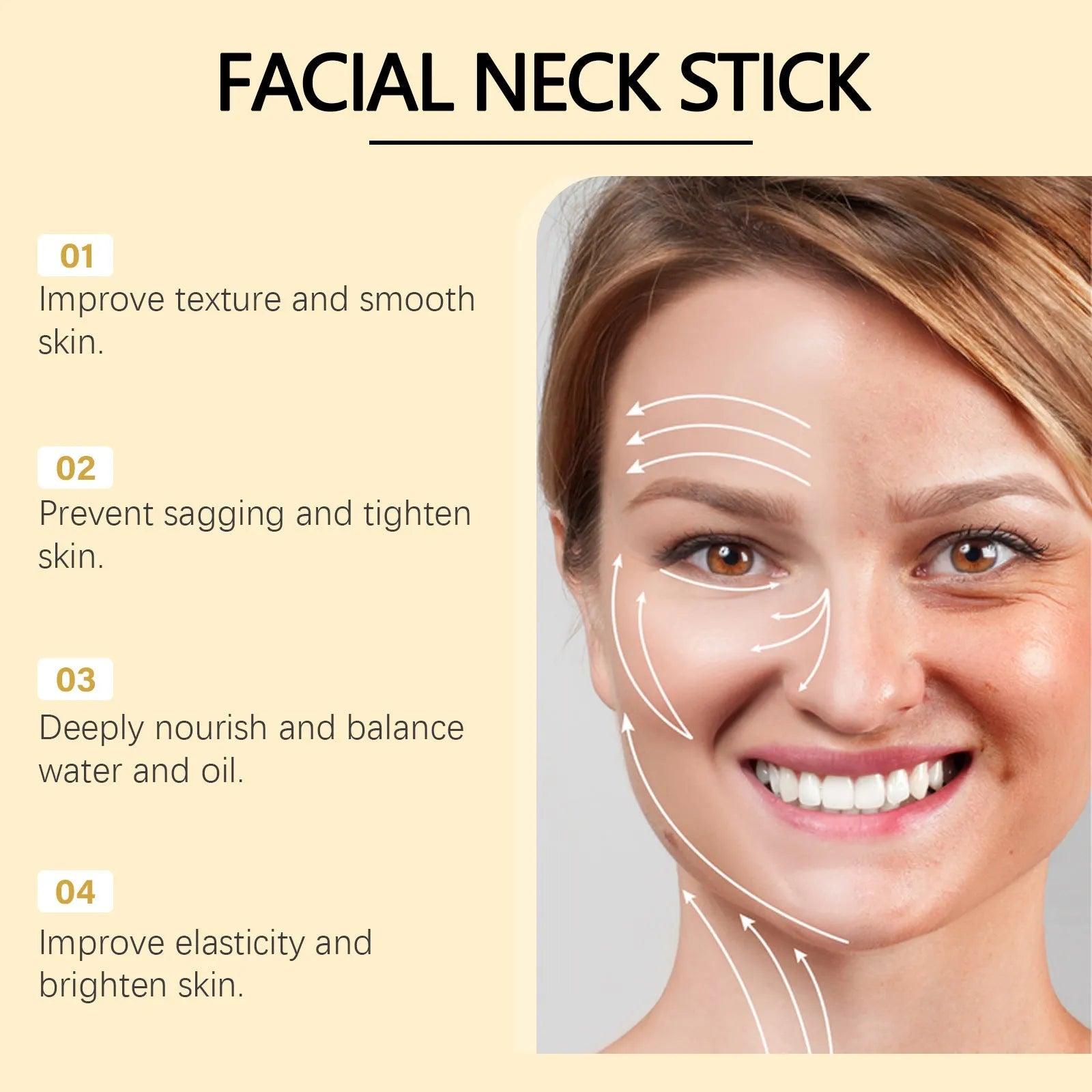 Moisturising facial stick 30g with bee venom and botanical extracts for daily hydration
