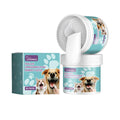 Dog dental cleaning finger glove for tartar removal measuring 7.6 by 8.8 centimetres