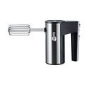 Handheld electric mixer with 500W power and five speed settings for baking preparation