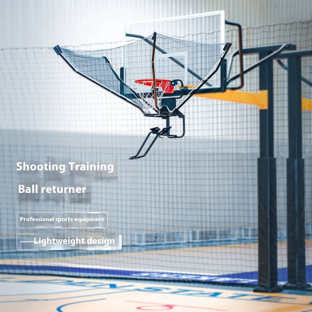 Automatic basketball training ball return with cowhide leather and iron construction