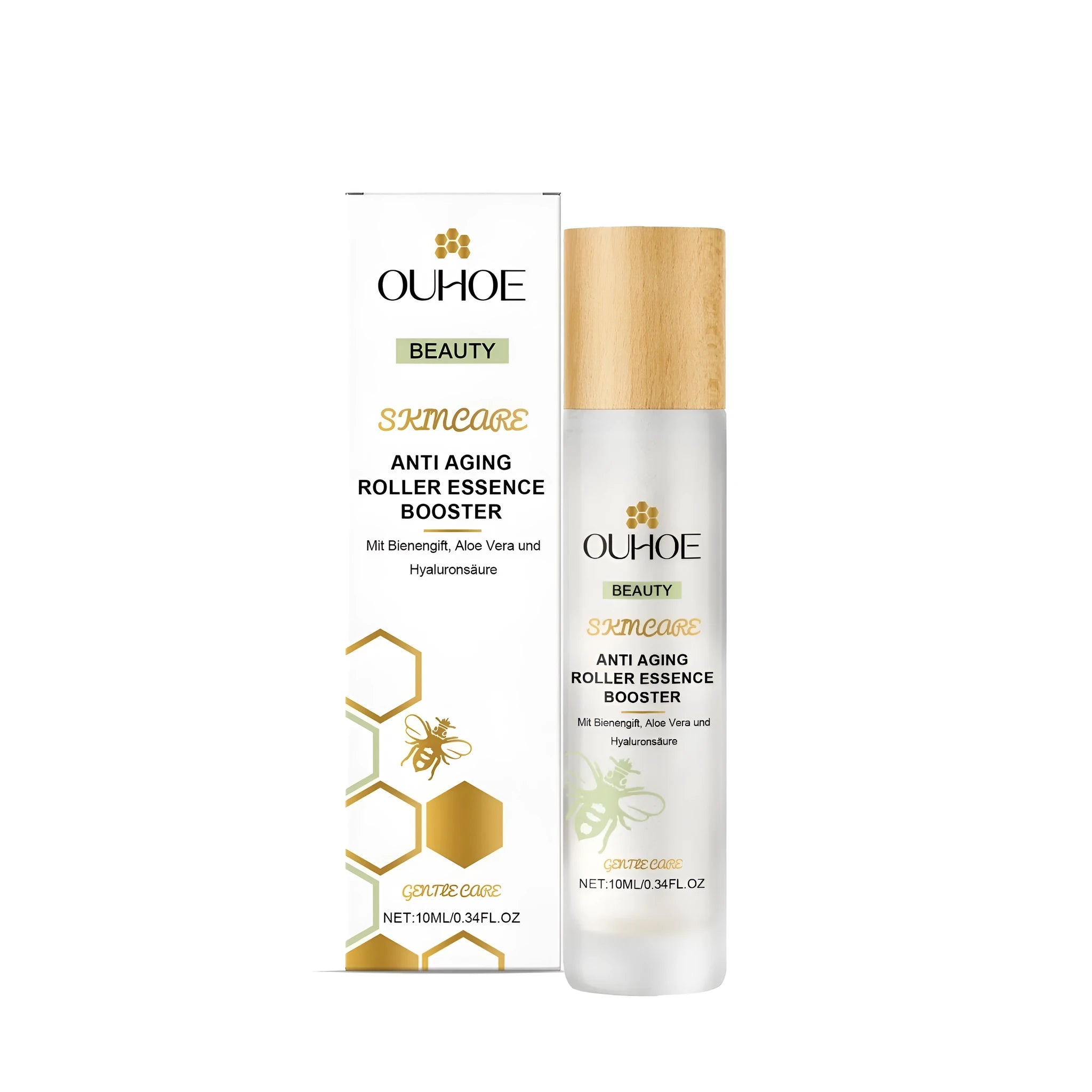 10ml bee venom anti-aging facial massage ball for evening skincare with hyaluronic acid