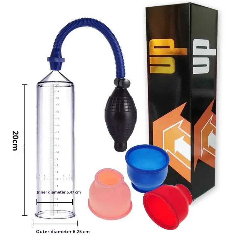 Silicone cover accessory for male exercise machine in plastic valve exerciser colour with connection components