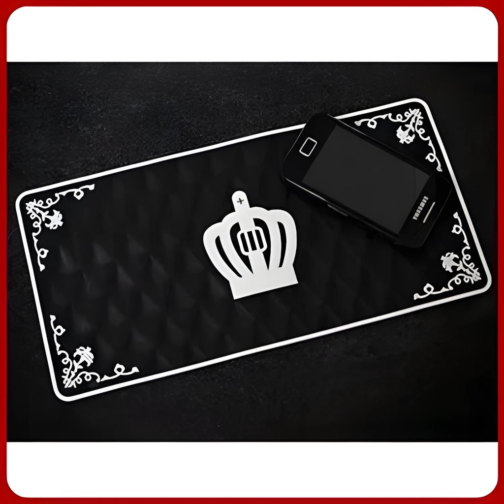PVC car anti-skid pad 30cm x 15cm for dashboard, cup holder, and console storage, colour An Crowe