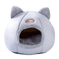 Winter cat nest fully enclosed sofa bed in plush fabric, large size, for indoor use