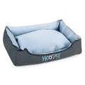 Soft summer pet bed in nest style with removable cover, size Large 90x70x25cm for pets up to 30kg