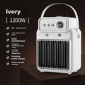 White 1200W 2-in-1 humidifying room heater with ABS body on table