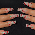 French Love Red Diamond Small Cherry nail art stickers JP1601 colour, 24 sheets with adhesive glue