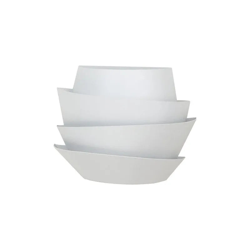 Modern minimalist white wall lamp with pine cone shape for bedroom bedside or aisle