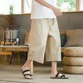 Summer plus size cotton and linen casual straight leg shorts for women in khaki, available in sizes M to 5XL