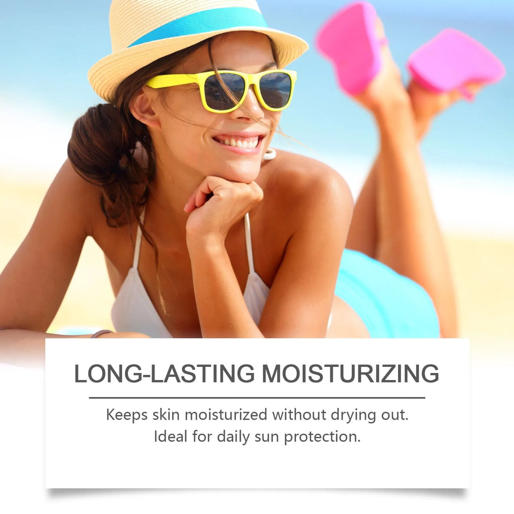 Skin Refreshing sunscreen stick 23g with titanium dioxide, in a white twist-up tube with blue and white label