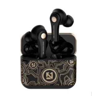 TWS touch in-ear noise reduction wireless headphones in Black with charging case, Bluetooth 5.0, Type C interface