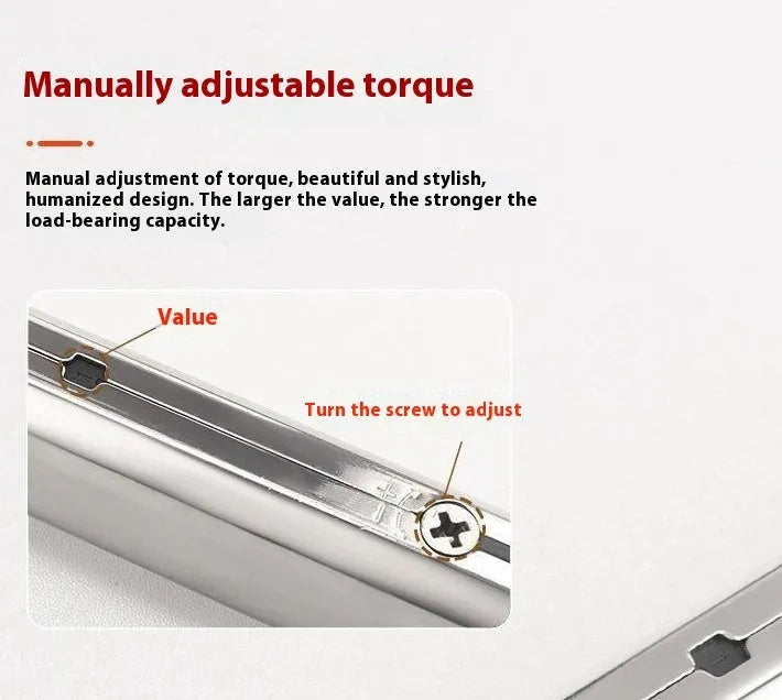 Cold rolled steel CRS tatami cabinet support rod with elf flap-up door mechanism